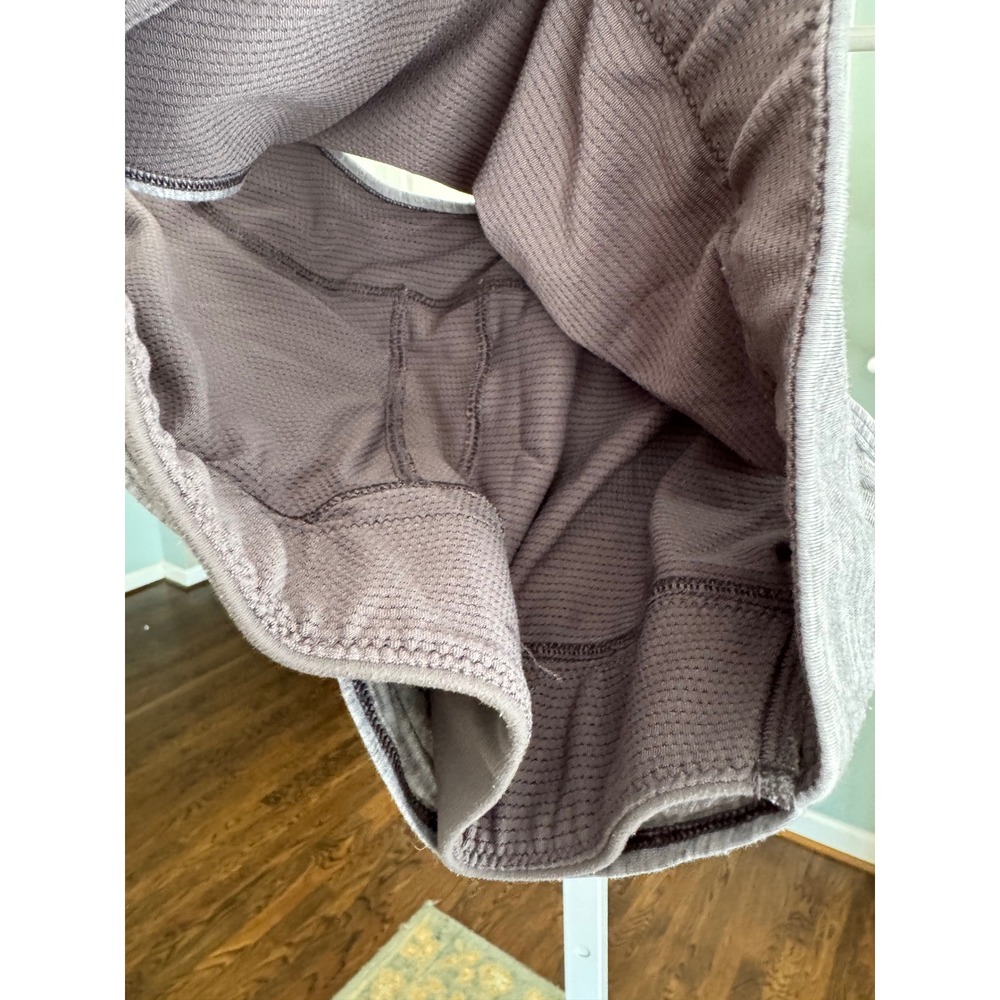 Athleta Essence Twist Crop Tank Top Heathered Grey Built In Bra Womens XS - Picture 6 of 6